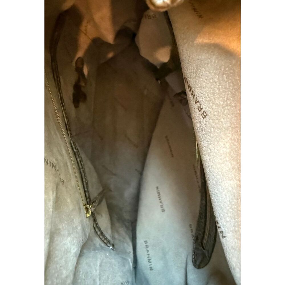 Brahmin Pecan Melbourne leather backpack - Picture 8 of 11
